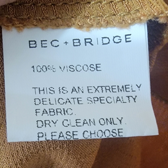 Bec & Bridge Women's Feel The Heat Jumpsuit- Cinnamon BNWOT Size 6 NYE - Picture 3 of 13